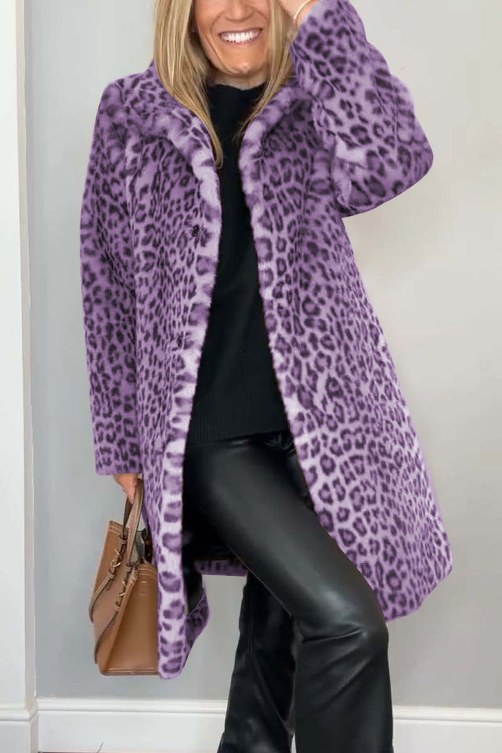 Elsa - Leopard Print Coat