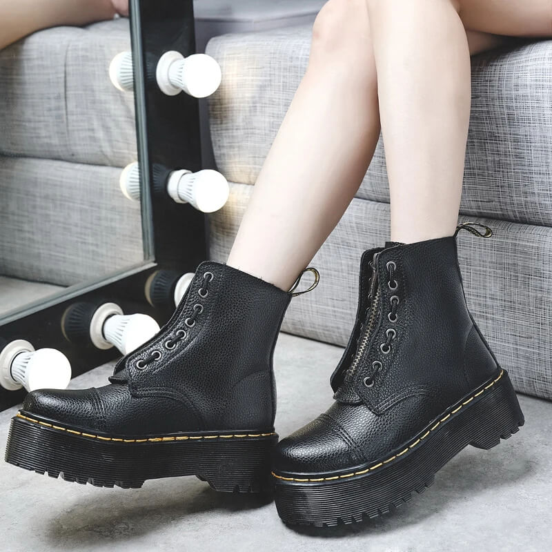 Daisy | Elegant Front Zipper Boots