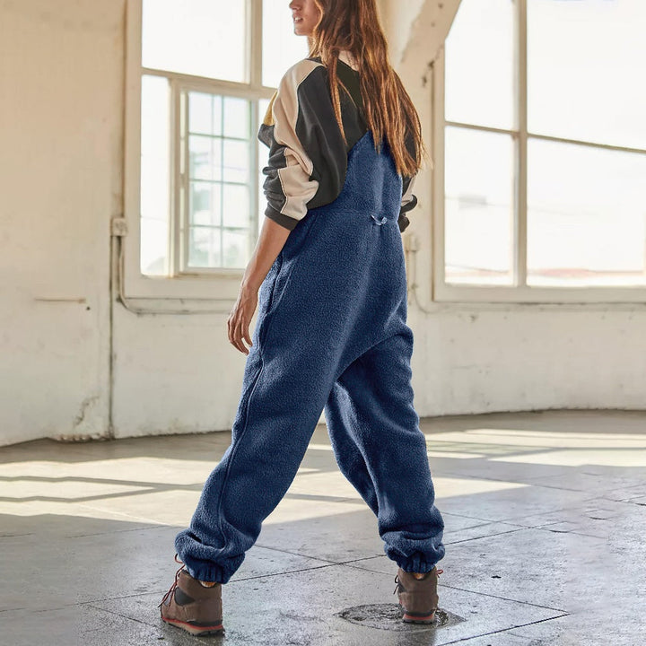 Marie™ - Adjustable Fleece Jumpsuit in Corduroy