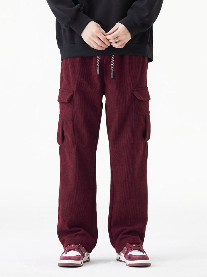 Leo | Woolen Corduroy Cargo Pants