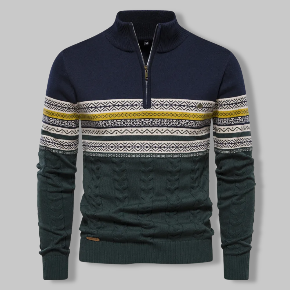 Alpina Quarter Zip Sweater