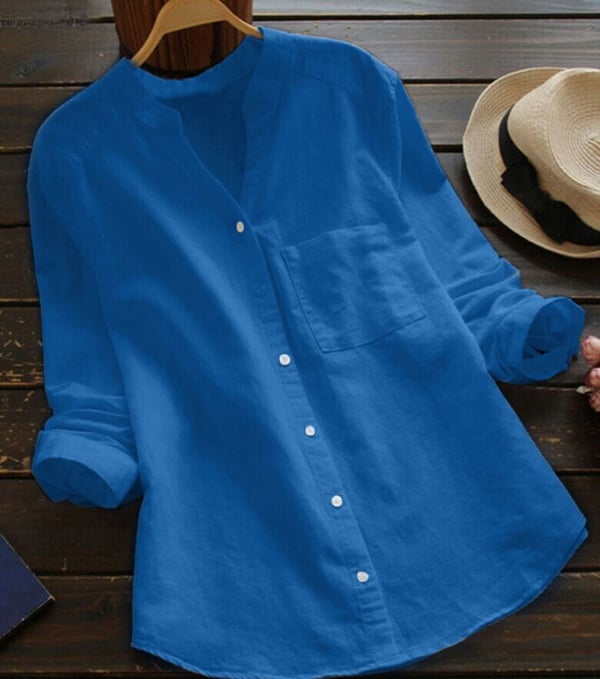 Avia™ - Casual Loose Cotton Linen Shirt