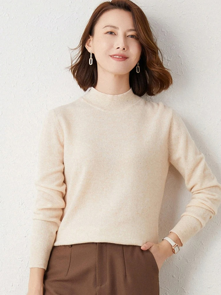 SoftLuxe | 2024 Women's Cashmere Turtleneck Sweater