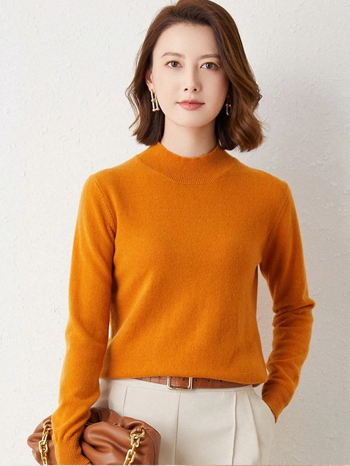 SoftLuxe | 2024 Women's Cashmere Turtleneck Sweater